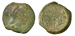 ETRURIA - VETULONIA (III Sec. a.C.) SESTANTE ... 