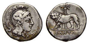 LUCANIA - VELIA ( 305-290 a.C.) DIDRAMMA ... 