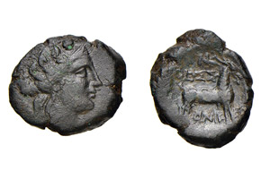 MACEDONIA - THESSALONICA (187-131 a.C.) AE ... 