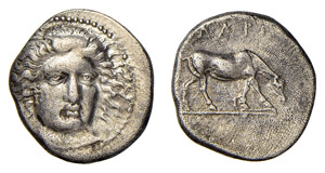 TESSAGLIA - LARISSA (400 - 370 a.C.) DRACMA ... 