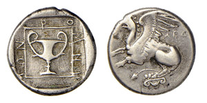 TRACIA - ABDERA (385-375 a.C.) Magistrato ... 