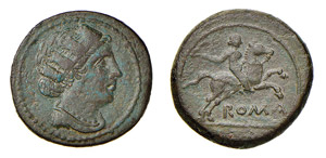 ROMANO-CAMPANE (225-212 a.C.) SEMUNCIA ... 