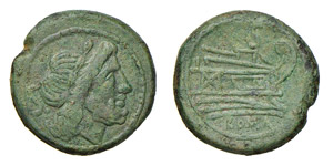 ROMA - ANONIME (dopo il 211 a.C.) SEMISSE ... 