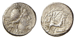 AELIA (92 a.C.) C.Allius Bala DENARIO  - Ar ... 