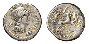 CIPIA (115-114 a.C.) Marcus Cipius DENARIO  ... 