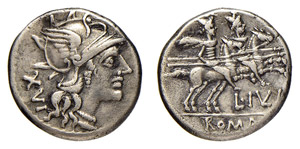 JULIA (141 a.C.) L. Julius DENARIO  - Ar - ... 