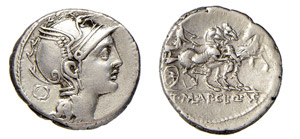 MALLIA (111-110 a.C.) Ap.Cl. Pulcher, T. M. ... 