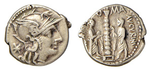 MINUCIA (134 a.C.) C.Minucius Augurinus ... 