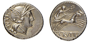 RUTILIA (77 a.C.)  L.Rutilius Flaccus ... 
