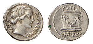 SCRIBONIA (62 a.C.) L.Scribonius Libo ... 