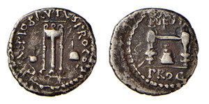 BRUTO (43-42 a.C.) L.Sestius QUINARIO gr.1,6 ... 