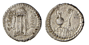 CASSIO (43-42 a.C.) P.Cornelio Lentulus ... 