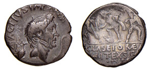 POMPEO MAGNO (42-40 a.C.) M.Minatius Sabinus ... 