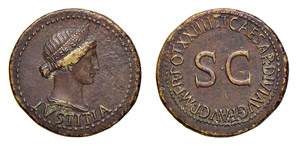 LIVIA (Tiberius, 14-37) DUPONDIO  - Ae - RIC ... 