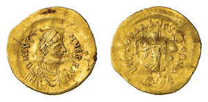GIUSTINO I (518-527) TREMISSE - Zecca ... 