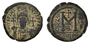GIUSTINIANO I (527-565) FOLLIS - Zecca ... 