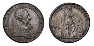 ROMA - INNOCENZO IX (1591) MEDAGLIA AE  - ... 
