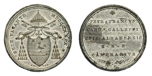 ROMA - SEDE VACANTE (1829) Cardinale ... 