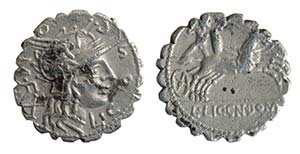 COSCONIA (118 a.C.) L. L. Crassus e Cn. D. ... 