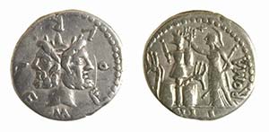 FURIA  (119 a.C.) M.Furius L.f. Philius  ... 