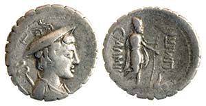 MAMILIA (82 a.C.) C.Mamilius Limentanus  ... 