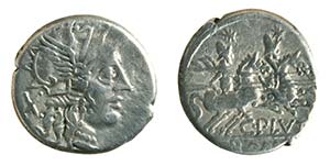 PLAUTIA (194-190 a.C.) L.Plautius Hypsaeus  ... 