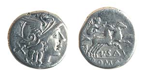 SAUFEIA (152 a.C.) L.Saufeius DENARIO - ... 