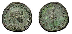 GORDIANO III (238-244) SESTERZIO gr.18,5 - ... 