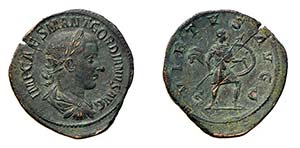 GORDIANO III (238-244) SESTERZIO gr.18,2 - ... 