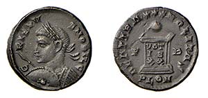 CRISPO (317-336) CENTENIONALE - Zecca ... 