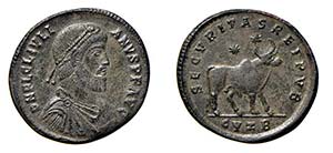 GIULIANO II (361-363) DOPPIA MAIORINA - ... 