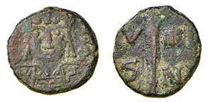 GIUSTINO II (565-578) DEKA gr.3,1 - D/Busto ... 