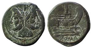 ROMA - ANONIME SENZA SIMBOLI (dopo 211 a.C.) ... 