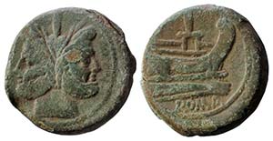 ROMA - ANONIME SENZA SIMBOLI (dopo 211 a.C.) ... 