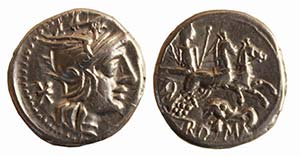 CAECILIA (128 a.C.) L.Caecilius Metellus ... 