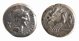 CIPIA (115-114 a.C.) M.Cipius M.f. DENARIO - ... 