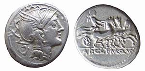 CLAUDIA (111-110 a.C.) Ap.Claudius Pulcher, ... 