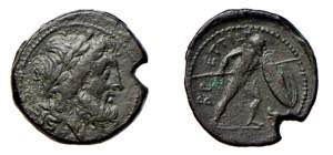BRUTTIUM - BRETII (circa 211-208 a.C.) ONCIA ... 