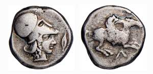 ACARNANIA - LEUKAS (Circa 435 a.C.) STATERE ... 