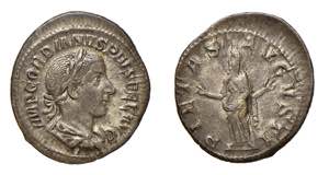 GORDIANO III (238-244) DENARIO -  D/Busto ... 