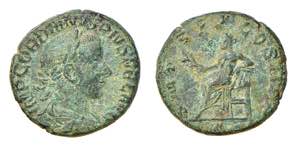 GORDIANO III (238-244 d.C.) ASSE - D/Busto ... 