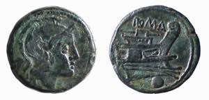 ROMA - SERIE POST-SEMILIBRALE (215-212 a.C.) ... 