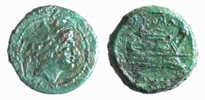ROMA - ANONIME (215-212 a. C.) SEMUNCIA ... 