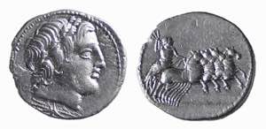 ROMA - ANONIME (86 a.C.) DENARIO - D/Testa ... 