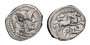 DOMITIA (128 a.C.) Cn.Domitius Ahenobarbus ... 