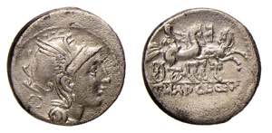 MALLIA (111-110 a.C.) T.Mallius  Mancinus, ... 