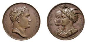 NAPOLEONE I (1804-1814) Anno 1809 - MEDAGLIA ... 