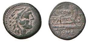 DOMITIA (128 a.C.) Cn. Domitius Ahenobarbus ... 