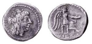 PORCIA (123 a.C.) C. Porcius Cato - QUINARIO ... 