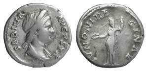 SABINA - Moglie di Adriano (128-136) DENARIO ... 